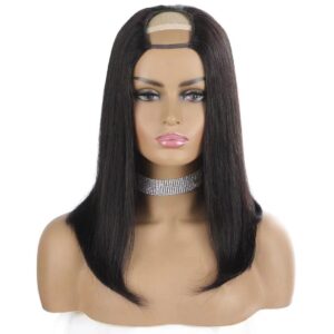 U-Part human hair wig